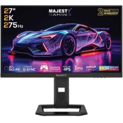 ماجيستي – شاشة الألعاب 27 بوصة 2K QHD بتقنية IPS ومعدل تحديث 275Hz