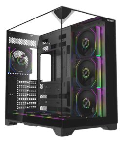 Majesty XSPACE mid Black RGB 7FAN PC Case