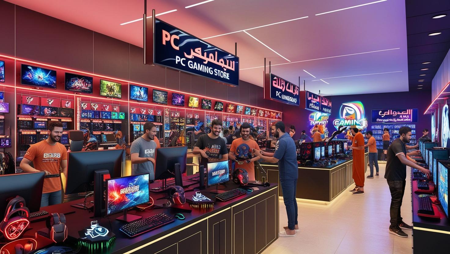 متجر بي سي قيمنق في السعودية