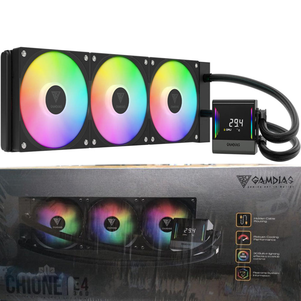 GAMDIAS CHIONE E4 360 AIO RGB