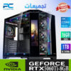 كمبيوتر ألعاب RTX 5060Ti 8GB – معالج Intel i5-14400F – رام 16GB DDR5 – SSD 1TB – أداء عالي للألعاب 2 LED5060TI 8GB