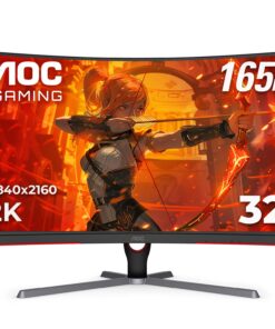 AOC 32INCH 2K Curved 165Hz 1ms Gaming Monitor