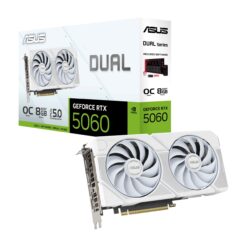 🤍🎮🔥 ASUS Dual GeForce RTX 5060 8GB OC White Edition