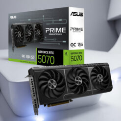 بطاقة ASUS PRIME RTX 5070 3X 12GB OC – أداء متوازن بقوة الجيل الجديد