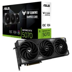 بطاقة ASUS TUF RTX 5070 O12G-GAMING – قوة تحمل عسكرية وأداء جبار