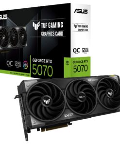 بطاقة ASUS TUF RTX 5070 12G GAMING – قوة تحمل عسكرية وأداء جبار