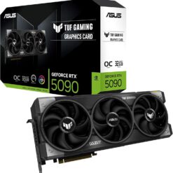 كرت شاشة ASUS TUF RTX 5090 32GB GAMING – القوة المطلقة لعشّاق الأداء الخارق