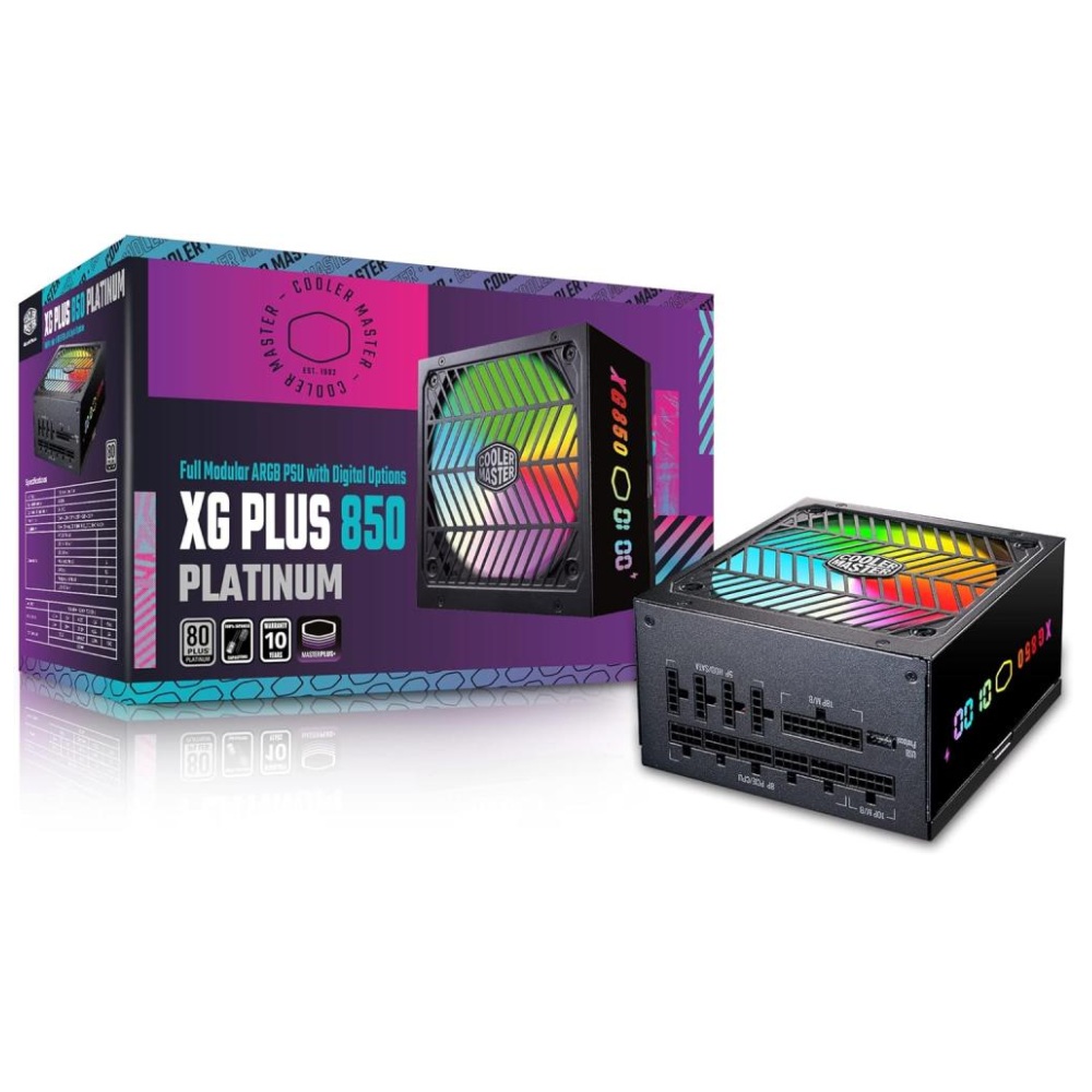 ⚡ مزود طاقة C-MASTER 850W RGB PLATINUM F-MODULAR 3 ⚡ مزود طاقة C-MASTER 850W RGB PLATINUM F-MODULAR