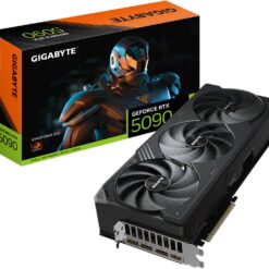 كرت شاشة GIGABYTE RTX 5090 WINDFORCE OC 32G – قوة الجيل الجديد للأداء المطلق