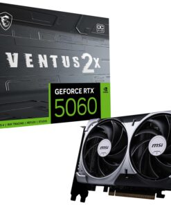 MSI RTX 5060 VENTUS 2X 8GB OC كرت شاشة للألعاب بدقة 1080p و1440p مع دعم Ray Tracing وDLSS