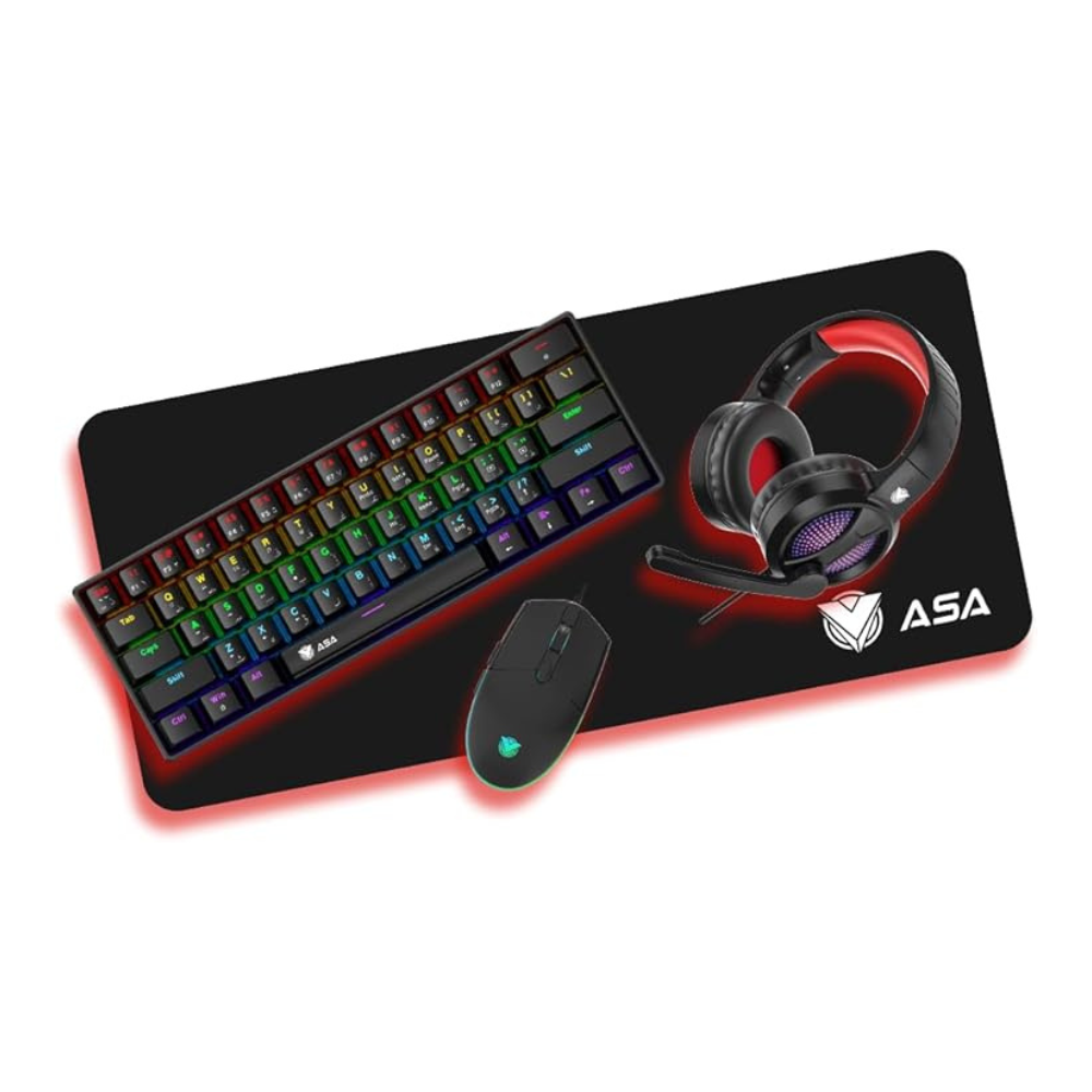 طقم الألعاب ASA KEYBOARD TOP LEVEL COMBO 4IN1 3 طقم الألعاب ASA KEYBOARD TOP LEVEL COMBO 4IN1