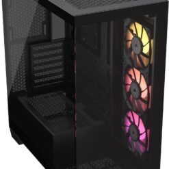 كيس الكمبيوتر CORSAIR 3500X Tempered Glass Black