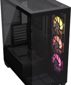 كيس الكمبيوتر CORSAIR 3500X Tempered Glass Black