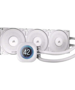 مبرد مائي Corsair Nautilus 360 LCD Cooler White