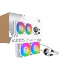 مبرد مائي XIGMATEK LK240 DIGITAL WHITE Liquid