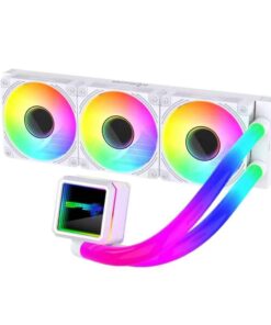 تبريد مائي EVEREST Plus RGB 360M Tube Cooler White